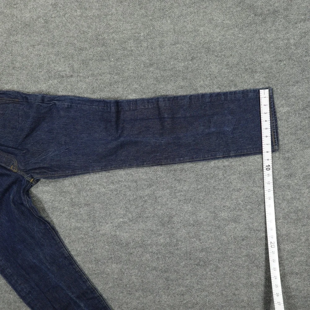 Levis 501 Mens Jeans‎ 33x30 (Tag 34x36) Blue Original Straight Button Fly